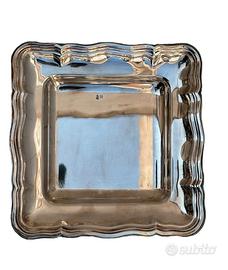 Set di 6 piattini quadrati da 14 cm Silver