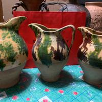 Caraffe terracotta lavorazione artigianale umbra