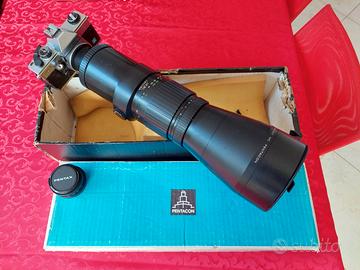 obiettivo 500mm + fotocamera Pentacon