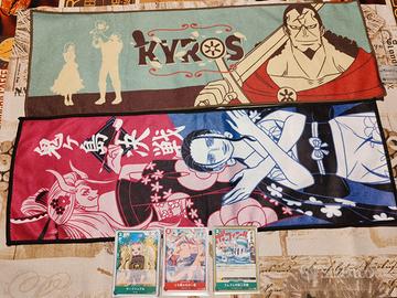 Carte One Piece e Character Towel BANDAI Leggere