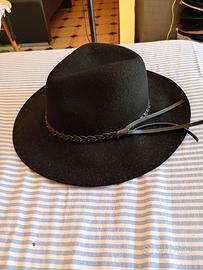 cappello western nero di alta qualità 