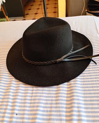 cappello western nero di alta qualità 