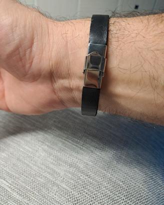 Bracciale pelle unisex