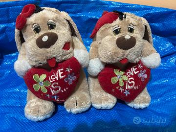 Coppia Peluche Cagnolini – Maschio & Femmina