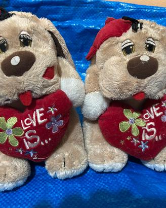 Coppia Peluche Cagnolini – Maschio & Femmina