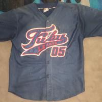 t-shirt FUBU stile baseball