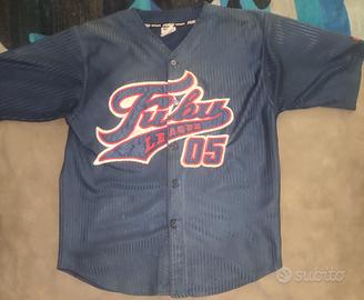 t-shirt FUBU stile baseball