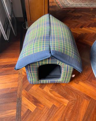 Cuccia cane o gatto da interno in tessuto