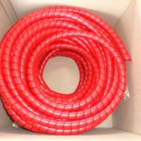 Guaina a spirale protezione tubi 1/2" rossa HDPE
