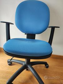 poltrona con le ruote 