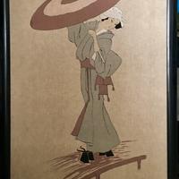 DIPINTO GIAPPONESE ORIG.INALE