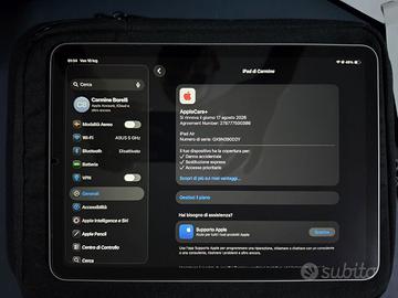 Apple iPad Air M1 64GB Galassia + Apple Care+