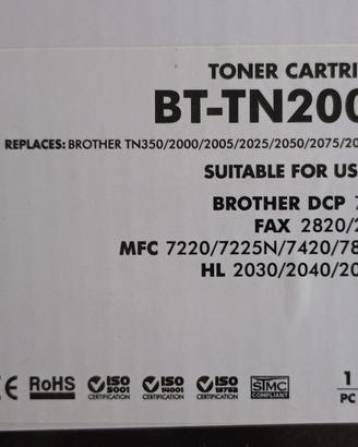 Toner compatibile Brother TN2000
