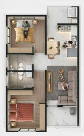 Spazioso trilocale a Busto Arsizio