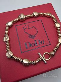 BRACCIALE ORO ROSA DODO RONDELLE PEPITE