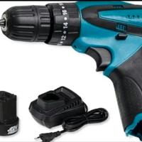 Trapano avvitatore con 2 batterie 12V