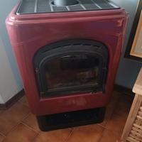 STUFA in MAIOLICA a LEGNA -PALAZETTI  (Mod. Elisa)