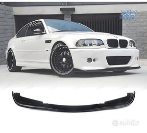 SPOILER LIP BMW E46 98-07 LOOK M3 NERO LUCIDO
