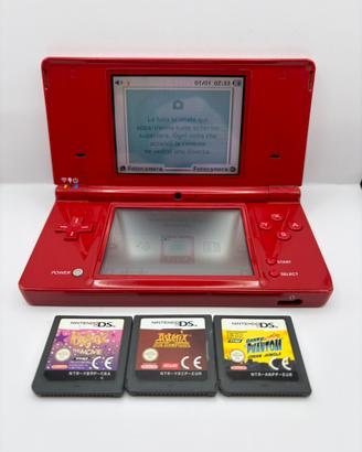 Nintendo DSi Rossa+Giochi+Accessori