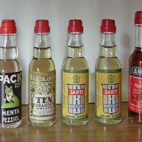 Bottigliette Brillantina Linetti + liquore mignon