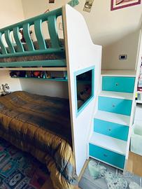 Moretti Compact - struttura  ponte 2 letti