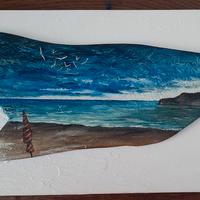 quadro decorativo mare e spiaggia 