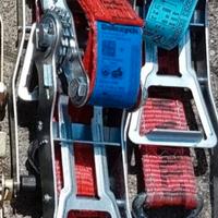 2 cinghie con cricchetto