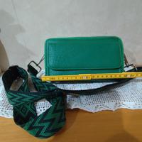 Borsetta/portafoglio multi tasche verde