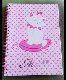 Quadernone diario per bimba Aristogatti