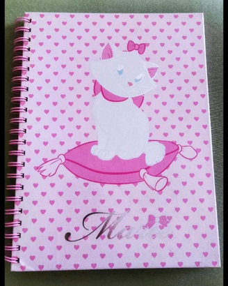 Quadernone diario per bimba Aristogatti