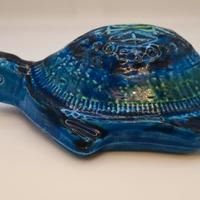 Ceramiche Bitossi - Figura tartaruga "Rimini Blu"