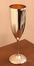 Flute Calice Tulipano Liscio in Argento 800