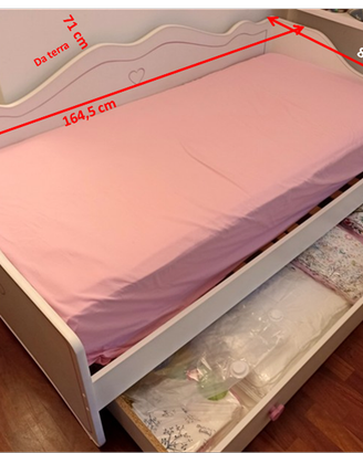 Letto Bambino/a con cassettone 80x160