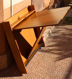 Tavolino scrivania a scomparsa