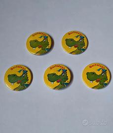 Lotto 5 Spille  Gardaland - Prezzemolo ( Anni 80 )