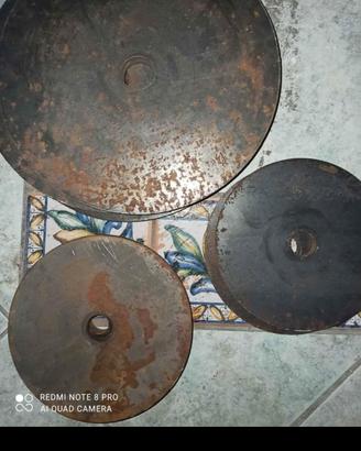 Dischi per palestra totale 130 kg 