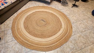 TAPPETO  JUTA ROTONDO DIAM 160 CM