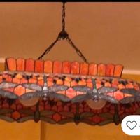 Lampadario colorato tiffany