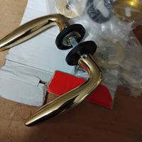  n.3 maniglie ottone lucido 