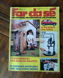 Rivista vintage Far da se Annata 1981