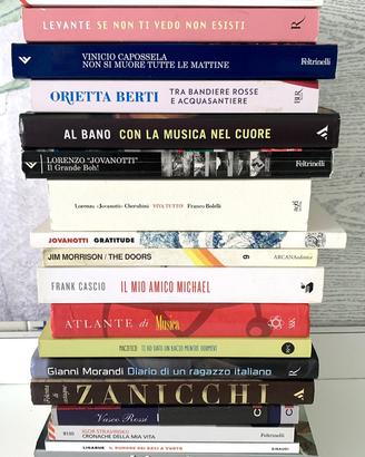 Libri di musica e cantanti