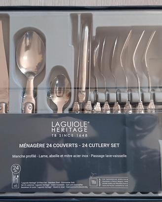 Posate Laguiole Servizio 24 pezzi - acciaio inox