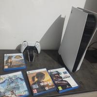 ps5, controller , stazione di ricarica , giochi