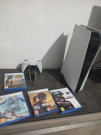 ps5, controller , stazione di ricarica , giochi