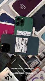 IPHONE 13 PRO MAX 128GB batteria 100%