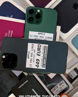 IPHONE 13 PRO MAX 128GB batteria 100%