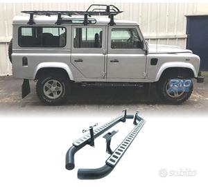 PIASTRE PEDANE LAND ROVER DEFENDER 110 ARGENTO 83-
