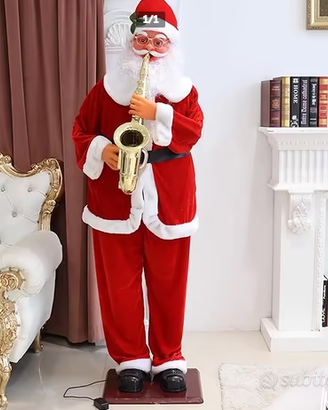 Babbo Natale con Musica e Movimento 180 cm