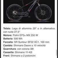 Garelli e-bike audax xc009 polini nuova