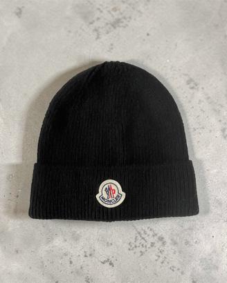 cappello moncler in lana nero